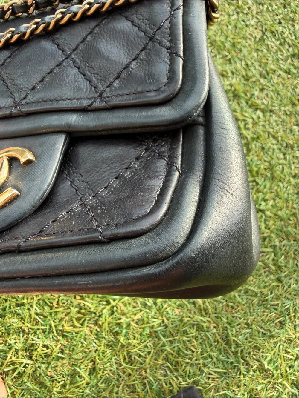 RARE Chanel Sheriff's Star Mini Classic Flap Bag